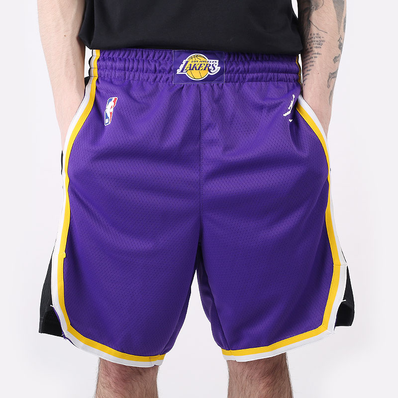 Мужские шорты Jordan Lakers Statement Edition 2020 NBA Swingman Short (CV9564-504)  - цена, описание, фото 3